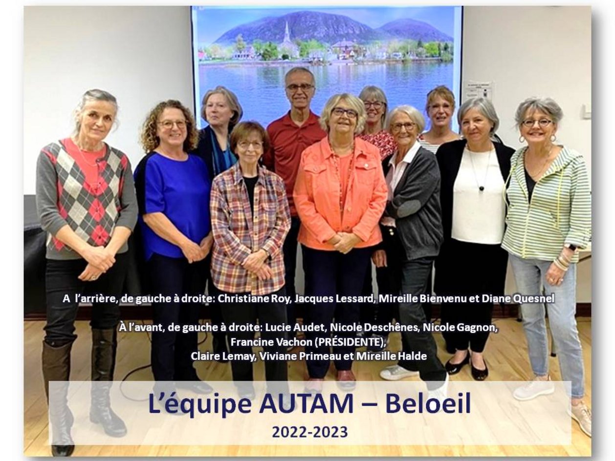 Photo des membres du comité de Beloeil